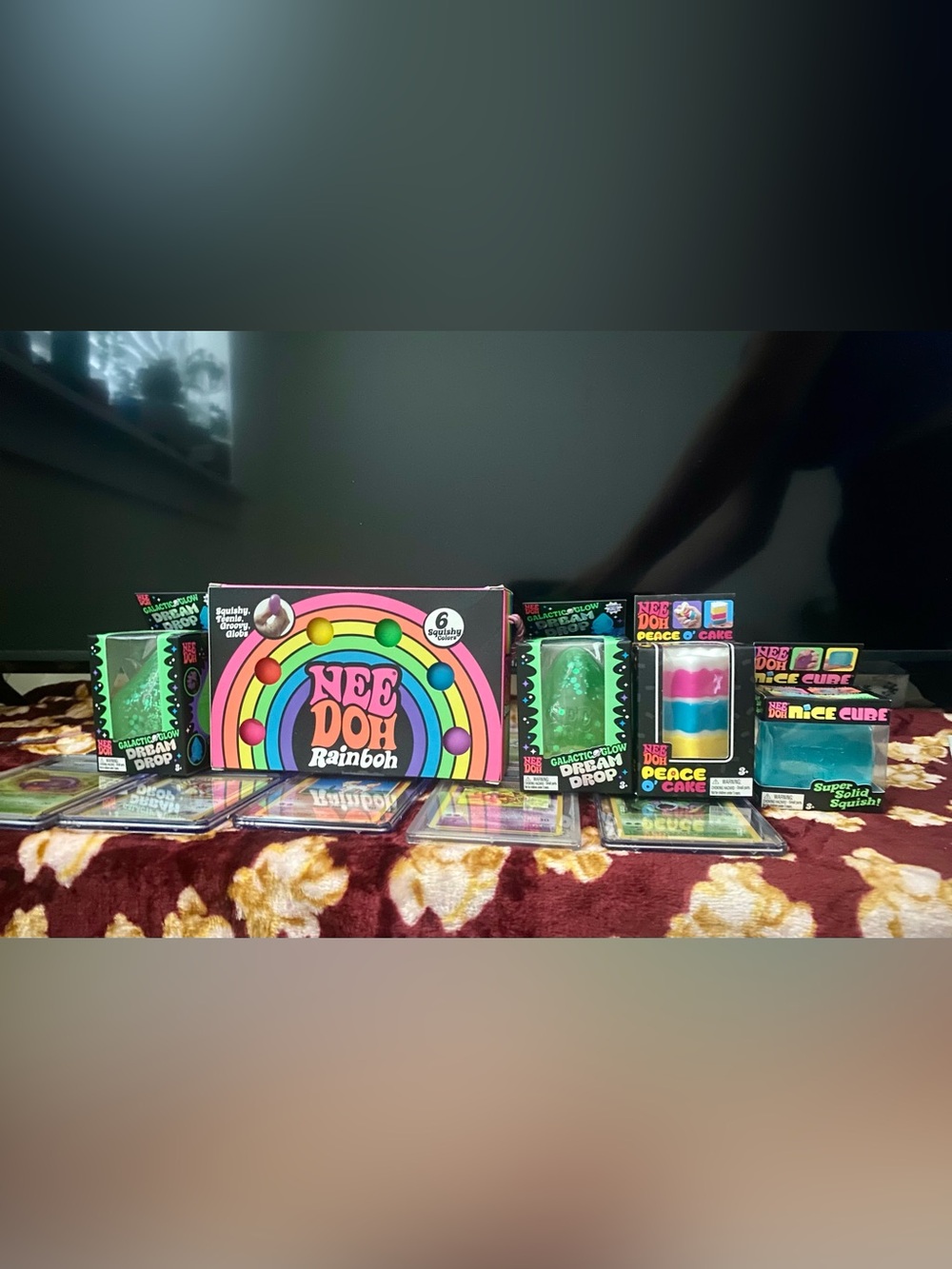 Needoh Rainbow Galactic Cake Cube lot for sale!